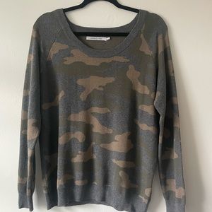 EUC Stitched & Stripes Camo Sweater | Medium